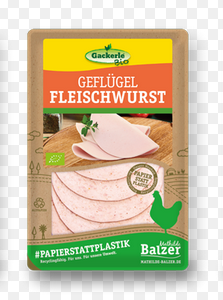 Gackerle Geflügel-Fleischwurst, 80 g Packung