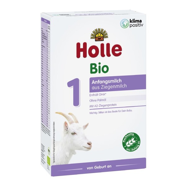 Holle Bio-Anfangsmilch 1 aus Ziegenmilch, 400 gr S