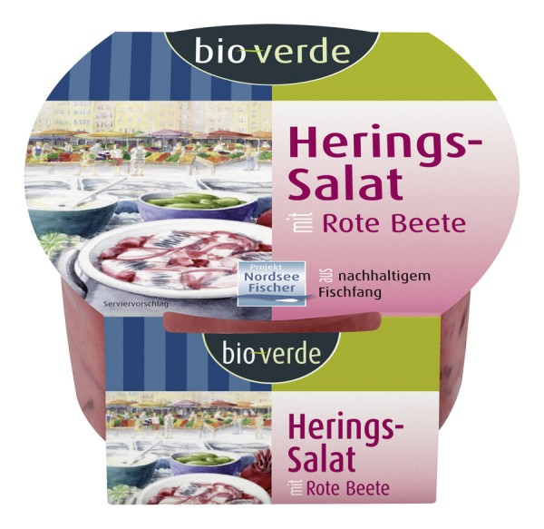 bio-verde Heringssalat mit Rote Beete in Joghurtsa