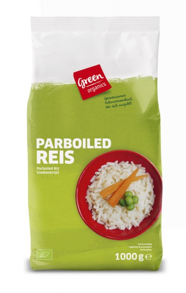 GREEN Parboiled Reis, lang 1kg