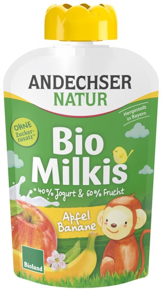 Andechser Natur Milkis Apfel-Banane, 100 g Beutel