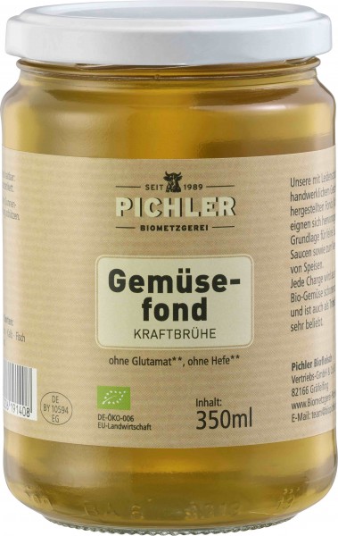 Biometzgerei Pichler Gemüsefond, 350 ml Glas